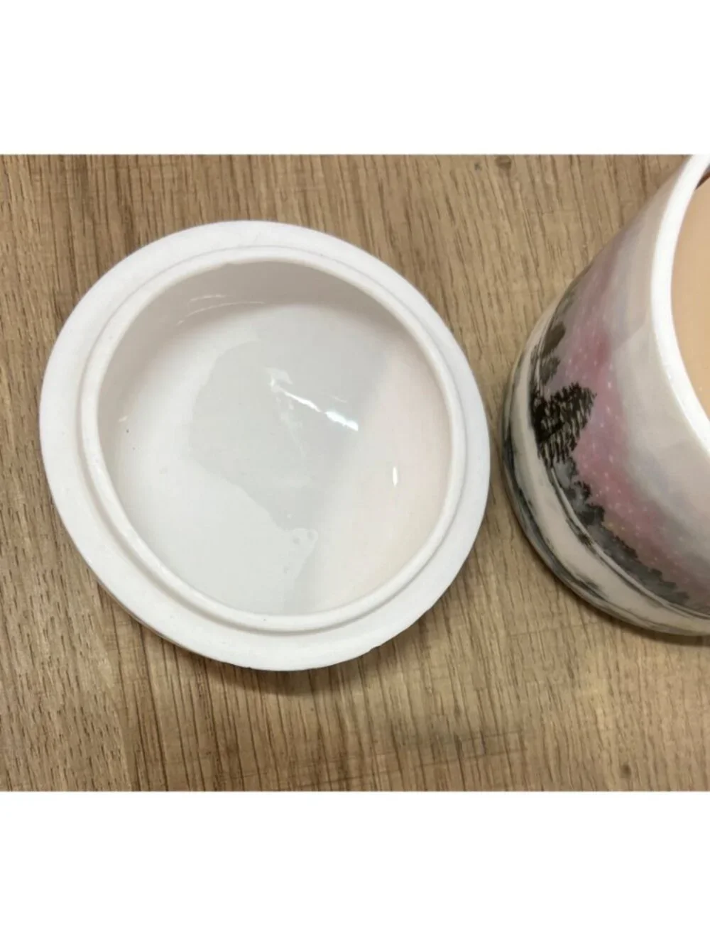 Bone China Candle Made For Shaklee Corporation Made in Taiwan Vintage 1980s